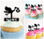 TA0471 Cigogne Flying Bird holding du nouveau-né bébé Cupcake Toppers Acrylique De Mariage Joyeux anniversaire pour Gâteau Partie Décoration 10 Pièces