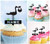 TA0488 Cigogne Flying Bird holding du nouveau-né bébé Cupcake Toppers Acrylique De Mariage Joyeux anniversaire pour Gâteau Partie Décoration 10 Pièces