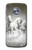 S0933 White Horses Etui Coque Housse pour Motorola Moto X4