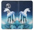 S1130 Unicorn Horse Etui Coque Housse pour Motorola Moto X4