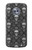 S2371 Skull Vintage Monochrome Pattern Etui Coque Housse pour Motorola Moto X4