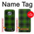 S2373 Motif vert Tartan Etui Coque Housse pour Motorola Moto X4