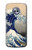S2389 Hokusai The Great Wave off Kanagawa Etui Coque Housse pour Motorola Moto X4