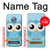 S3029 Bleu mignon Chouette Etui Coque Housse pour Motorola Moto X4