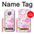 S3036 Flore de fleur rose douce Etui Coque Housse pour Motorola Moto X4