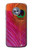 S3201 Pink Peacock Feather Etui Coque Housse pour Motorola Moto X4