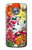 S3205 Retro Art Flowers Etui Coque Housse pour Motorola Moto X4