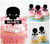 TA0513 Armée Skull Zombie Cupcake Toppers Acrylique De Mariage Joyeux anniversaire pour Gâteau Partie Décoration 10 Pièces