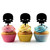 TA0513 Army Skull Zombie Cupcake Toppers Acrylique De Mariage Joyeux anniversaire pour Gâteau Partie Décoration 10 Pièces