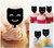 TA0532 Carnival Smile Cupcake Toppers Acrylique De Mariage Joyeux anniversaire pour Gâteau Partie Décoration 10 Pièces