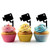 TA0539 CCTV Camera Cupcake Toppers Acrylique De Mariage Joyeux anniversaire pour Gâteau Partie Décoration 10 Pièces