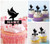 TA0559 Dove Pigeon Cupcake Toppers Acrylique De Mariage Joyeux anniversaire pour Gâteau Partie Décoration 10 Pièces