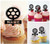 TA0560 vitesse moteur Cupcake Toppers Acrylique De Mariage Joyeux anniversaire pour Gâteau Partie Décoration 10 Pièces