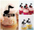 TA0620 Note de musique Cupcake Toppers Acrylique De Mariage Joyeux anniversaire pour Gâteau Partie Décoration 10 Pièces