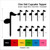 TA0620 Music Note Cupcake Toppers Acrylique De Mariage Joyeux anniversaire pour Gâteau Partie Décoration 10 Pièces