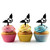 TA0625 Peace Wings Cupcake Toppers Acrylique De Mariage Joyeux anniversaire pour Gâteau Partie Décoration 10 Pièces