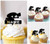 TA0626 Bénédiction de prière Cupcake Toppers Acrylique De Mariage Joyeux anniversaire pour Gâteau Partie Décoration 10 Pièces