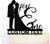 TC0004 Vous et moi Marry Cake Cupcake Toppers Acrylique De Mariage Joyeux pour Gâteau Partie Décoration 11 Pièces