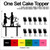 TC0020 You and Me Cake Cupcake Toppers Acrylique De Mariage Joyeux pour Gâteau Partie Décoration 11 Pièces