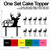 TC0037 Happy Birthday Deer Cake Cupcake Toppers Acrylique De Mariage Joyeux pour Gâteau Partie Décoration 11 Pièces