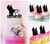 TC0066 Toi et moi jeunes mariés Cake Cupcake Toppers Acrylique De Mariage Joyeux pour Gâteau Partie Décoration 11 Pièces