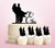 TC0066 You and Me Bride and Groom Cake Cupcake Toppers Acrylique De Mariage Joyeux pour Gâteau Partie Décoration 11 Pièces