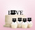 TC0081 Love Bozo Circus Cake Cupcake Toppers Acrylique De Mariage Joyeux pour Gâteau Partie Décoration 11 Pièces
