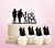 TC0090 Mr and Mrs Romantic Moment Cake Cupcake Toppers Acrylique De Mariage Joyeux pour Gâteau Partie Décoration 11 Pièces