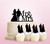 TC0100 Mr and Mrs Marry Bride and Groom Cake Cupcake Toppers Acrylique De Mariage Joyeux pour Gâteau Partie Décoration 11 Pièces