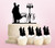 TC0105 Say Yes Couple in Love Cake Cupcake Toppers Acrylique De Mariage Joyeux pour Gâteau Partie Décoration 11 Pièces