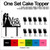 TC0119 Mr and Mrs Marry Cake Cupcake Toppers Acrylique De Mariage Joyeux pour Gâteau Partie Décoration 11 Pièces