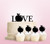 TC0120 Love Apple Cake Cupcake Toppers Acrylique De Mariage Joyeux pour Gâteau Partie Décoration 11 Pièces