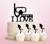 TC0123 I Love Diving Snorkel Cake Cupcake Toppers Acrylique De Mariage Joyeux pour Gâteau Partie Décoration 11 Pièces