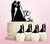 TC0125 You and Me Marriage Couple Cake Cupcake Toppers Acrylique De Mariage Joyeux pour Gâteau Partie Décoration 11 Pièces
