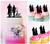 TC0127 Our Happiness Cake Cupcake Toppers Acrylique De Mariage Joyeux pour Gâteau Partie Décoration 11 Pièces