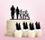 TC0130 Mr and Mrs Couple Love Cake Cupcake Toppers Acrylique De Mariage Joyeux pour Gâteau Partie Décoration 11 Pièces