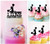 TC0135 Je Lovr Cheer Pom-pom girl Cake Cupcake Toppers Acrylique De Mariage Joyeux pour Gâteau Partie Décoration 11 Pièces