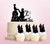 TC0147 You and Me Propose Marry Cake Cupcake Toppers Acrylique De Mariage Joyeux pour Gâteau Partie Décoration 11 Pièces