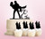 TC0155 You and Me Cake Cupcake Toppers Acrylique De Mariage Joyeux pour Gâteau Partie Décoration 11 Pièces