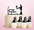 TC0178 Forever Together Marry Bride Groom Cake Cupcake Toppers Acrylique De Mariage Joyeux pour Gâteau Partie Décoration 11 Pièces