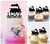TC0181 Love train Cake Cupcake Toppers Acrylique De Mariage Joyeux pour Gâteau Partie Décoration 11 Pièces