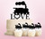 TC0181 Love Train Cake Cupcake Toppers Acrylique De Mariage Joyeux pour Gâteau Partie Décoration 11 Pièces