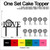 TC0191 Love Volleyball Cake Cupcake Toppers Acrylique De Mariage Joyeux pour Gâteau Partie Décoration 11 Pièces