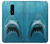 S0830 White Shark Etui Coque Housse pour OnePlus 6
