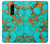 S2688 Aqua Copper Turquoise Gemstone Graphic Etui Coque Housse pour OnePlus 6