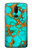 S2688 Aqua Copper Turquoise Gemstone Graphic Etui Coque Housse pour OnePlus 6