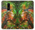 S2694 Ammonite Fossil Etui Coque Housse pour OnePlus 6