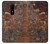 S2714 Rust Steel Texture Graphic Printed Etui Coque Housse pour OnePlus 6