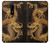 S2804 Chinese Gold Dragon Printed Etui Coque Housse pour OnePlus 6