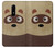 S2825 Cute Cartoon Raccoon Etui Coque Housse pour OnePlus 6